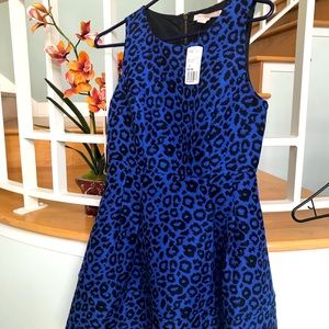 Blue sleeveless dress small size